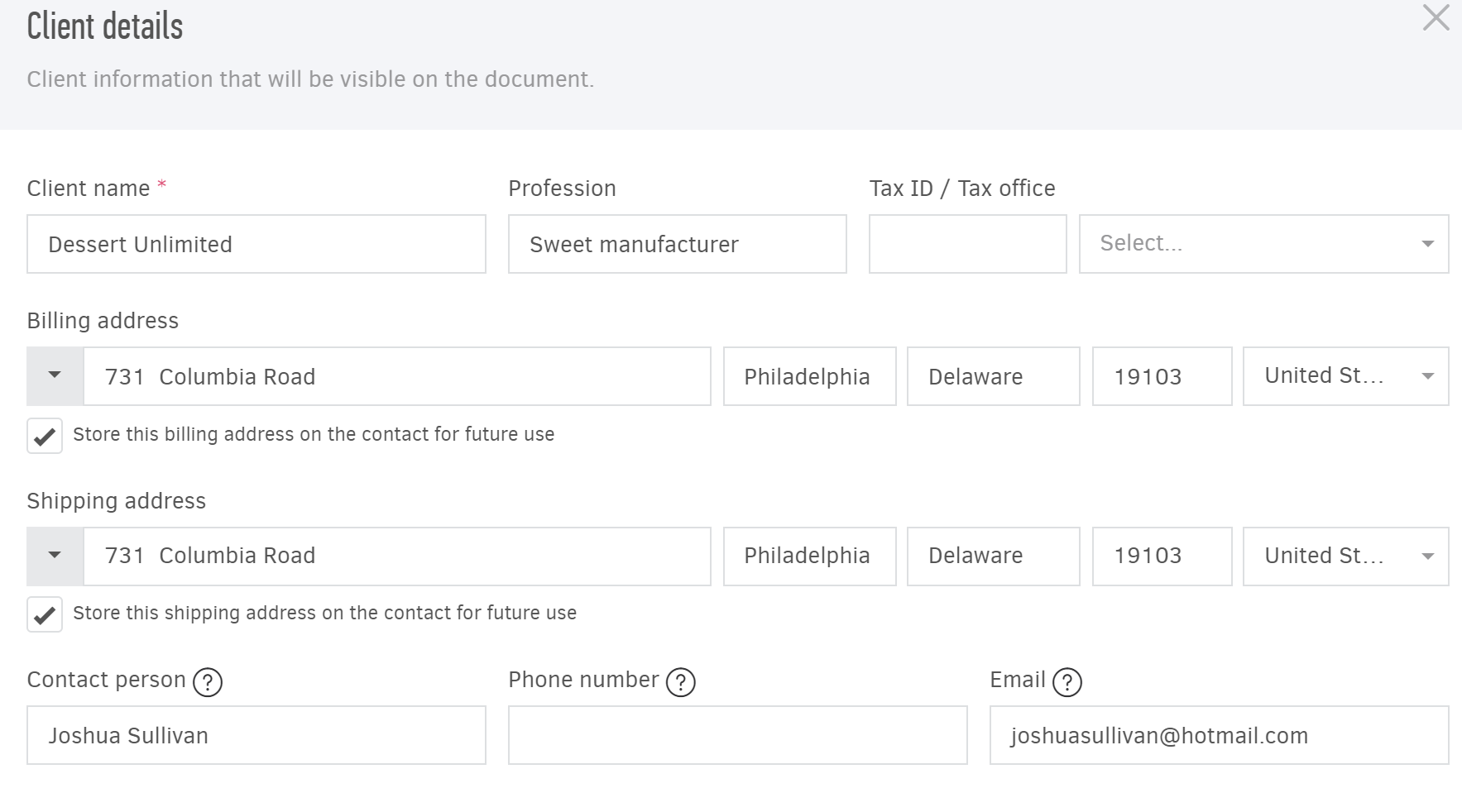 New address format